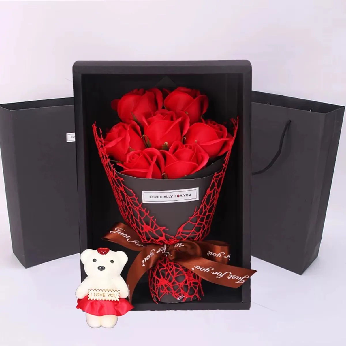 7 Rose Soap Bouquet Flower ( Standard Delivery )