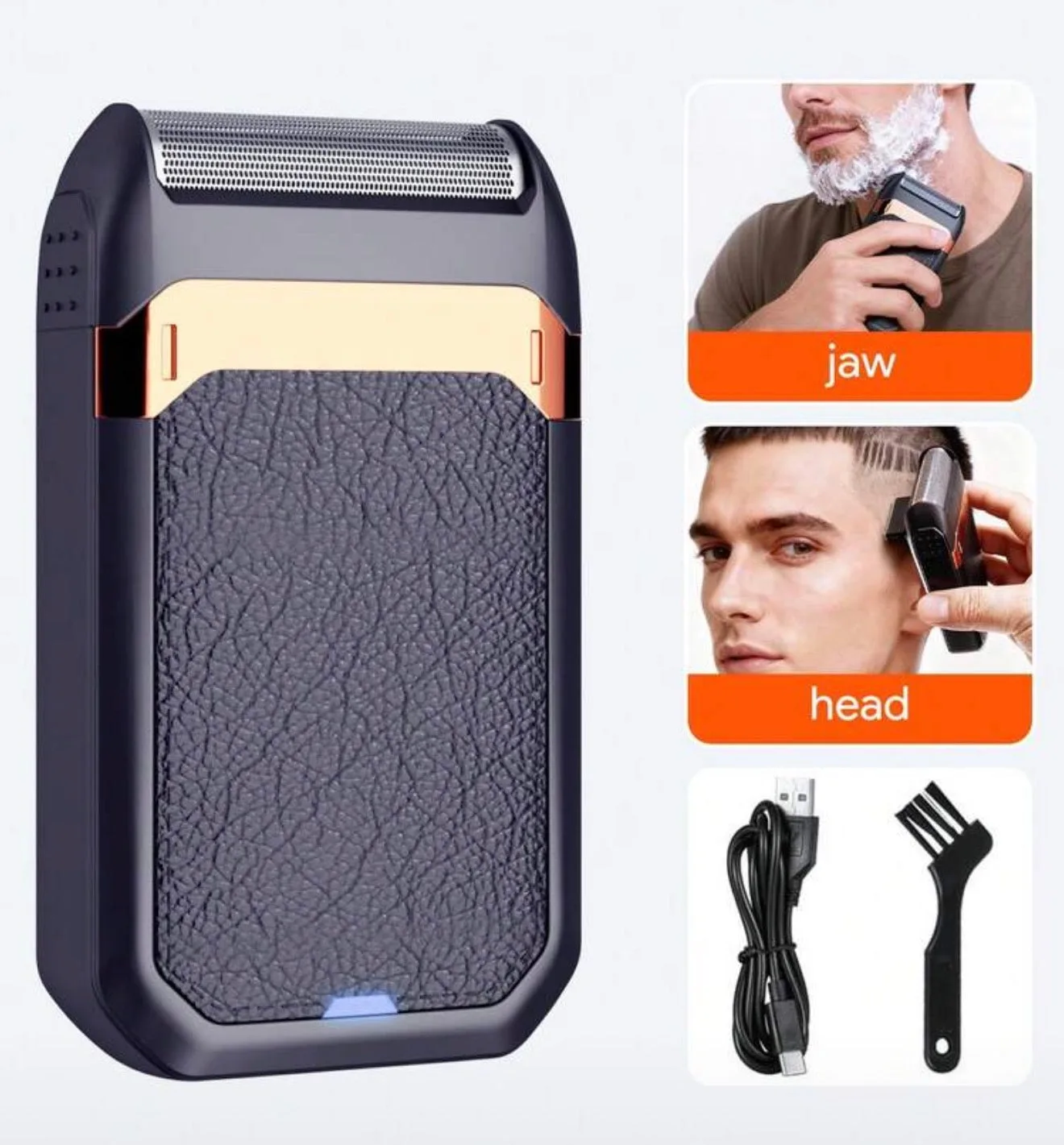 1pc Multi-Function Electric Shaver, Rechargeable Men's Beard Trimmer