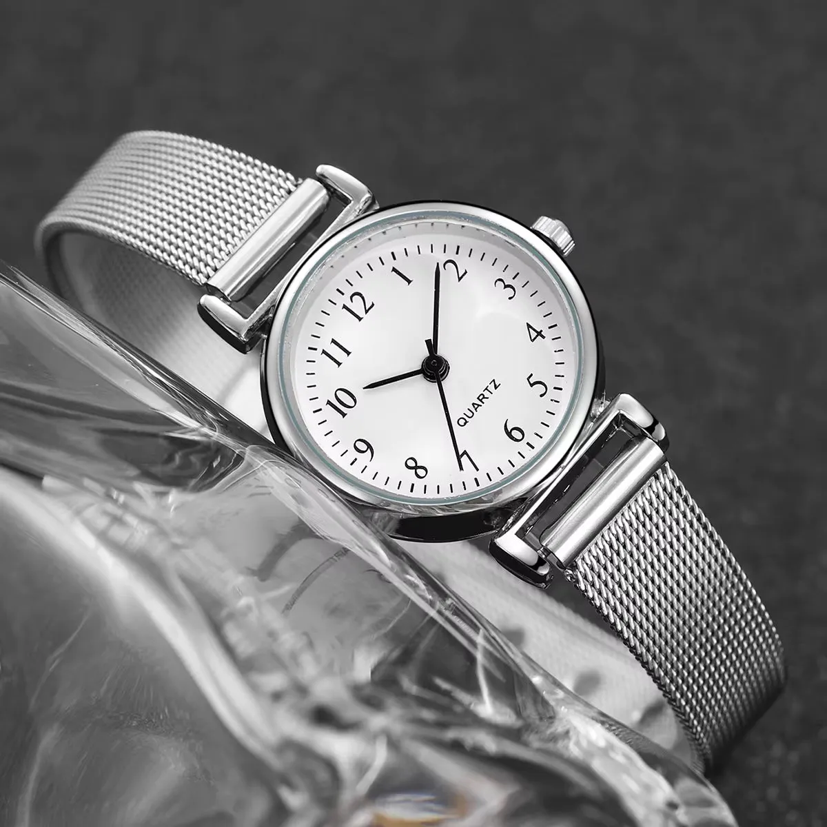Arabic Dial Women Watch with Free Bracelet ( Standard Delivery )