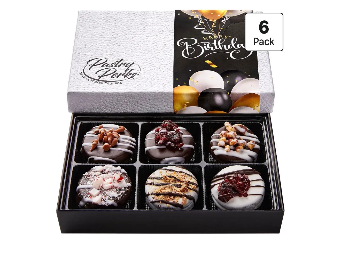 astry Perks Happy Birthday Gift Basket, 6 Gourmet Cookies (express Delivery Usa )