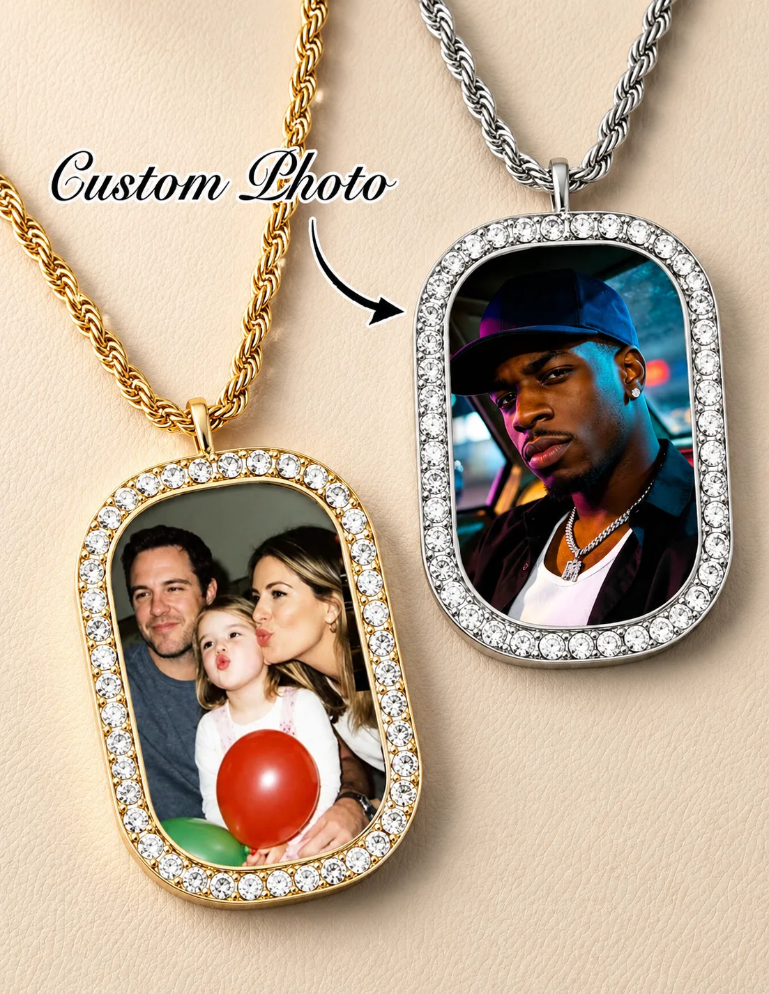 Customized Picture Necklace ( Standard Delivery )