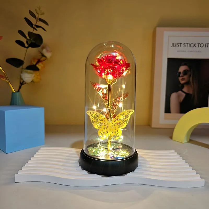 Eternal Light Flower Rose Gift - Ideal Gift for her ( Usa Express )