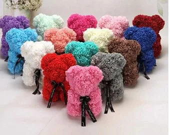 Flower Rose Bear Gift ( Standard Delivery )