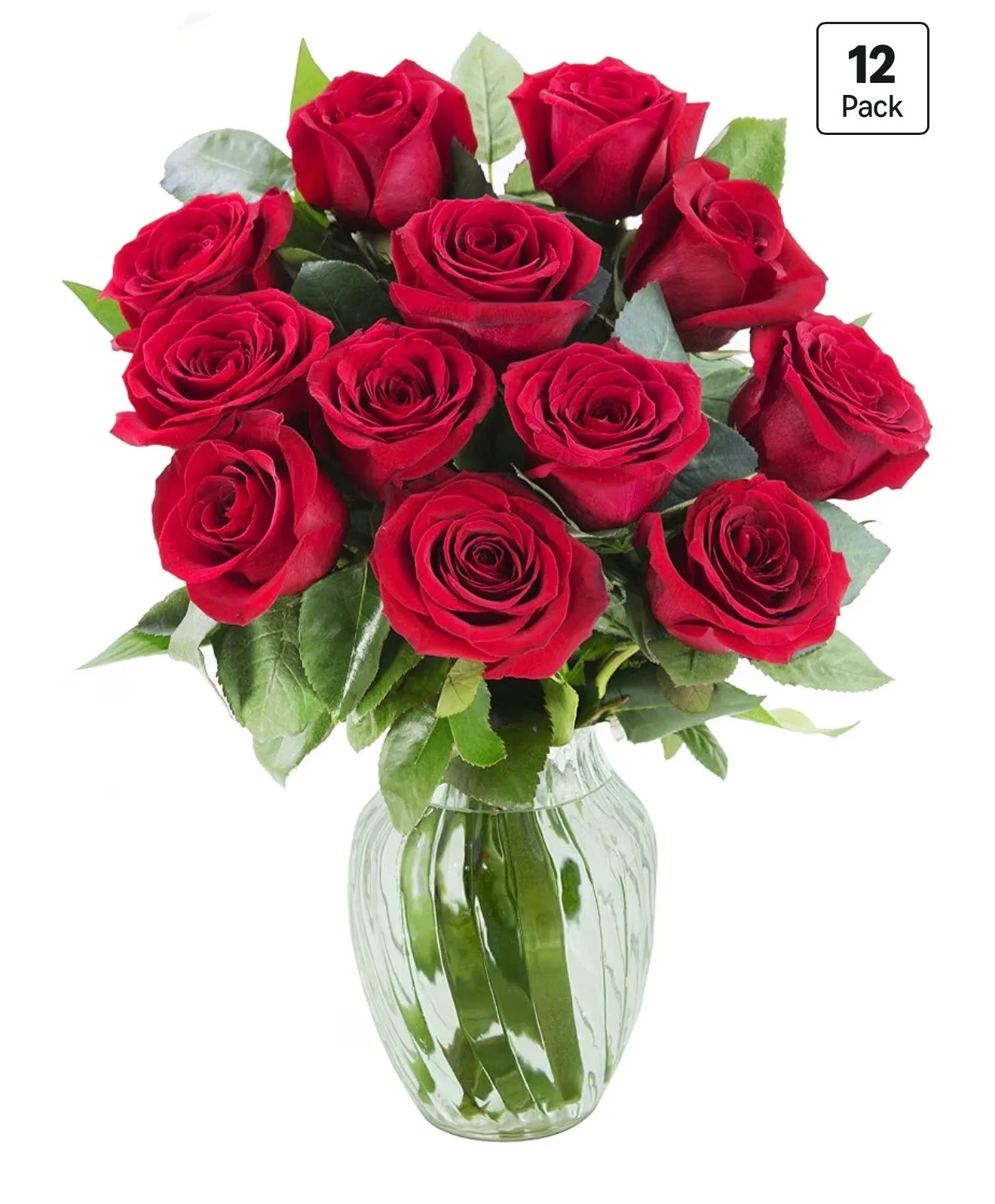 Fresh flower 12 Red Rose Bouquet