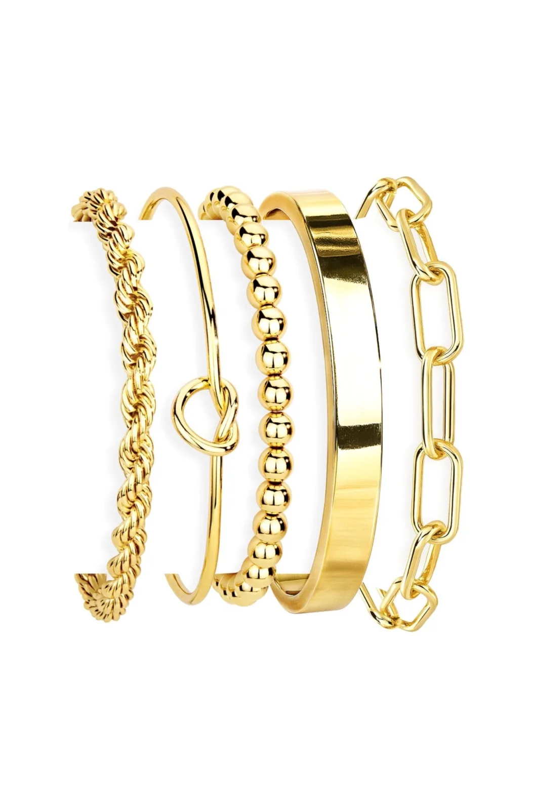 Gold Bracelets Set for Women Non Tarnish, Waterproof  ( Usa Express)