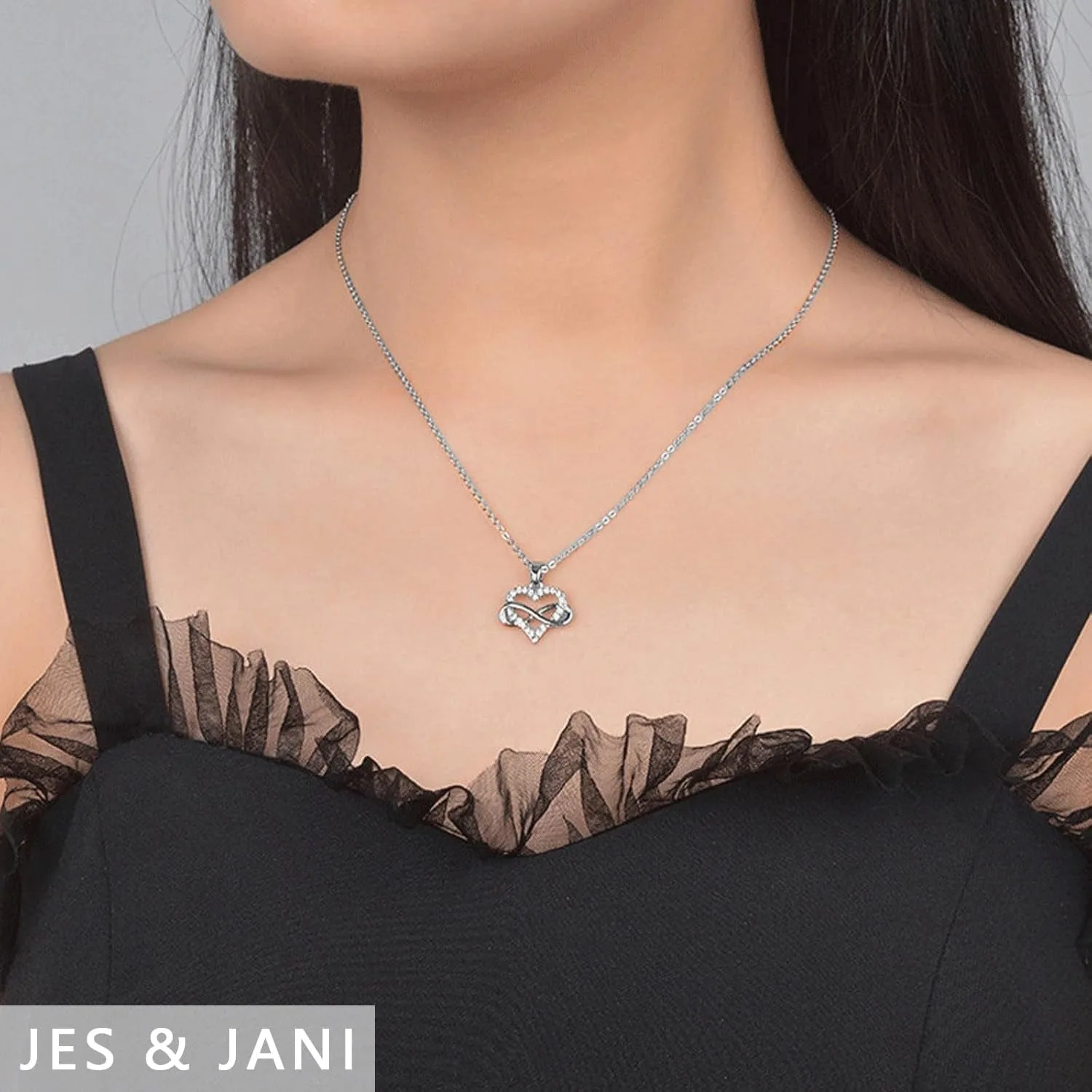 Infinity Heart Necklace for Women ( Usa Express )