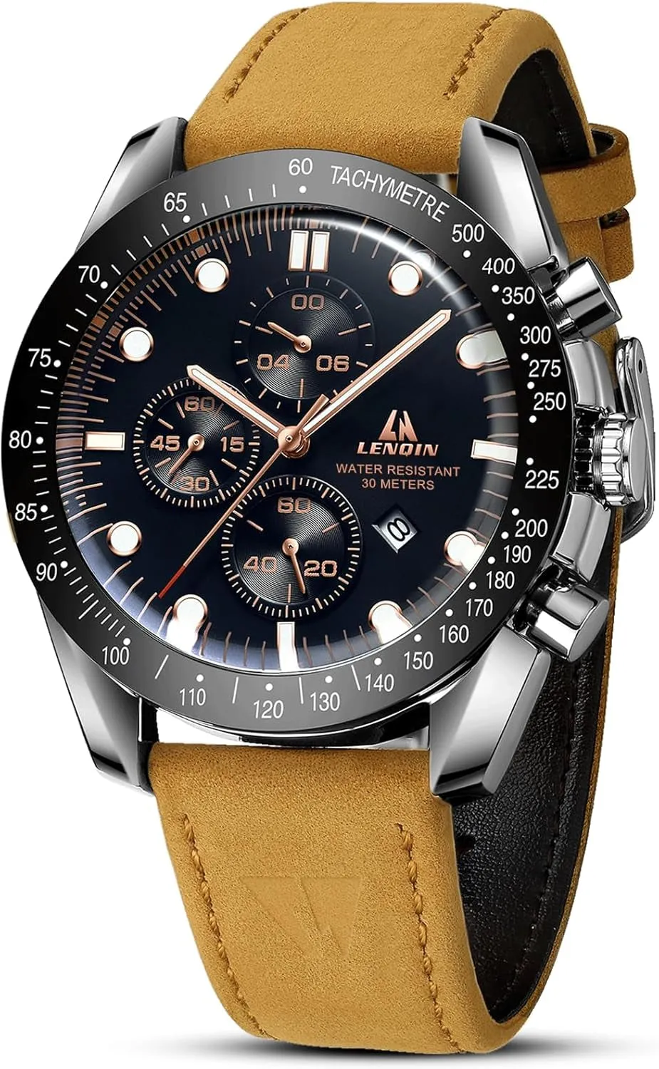 Mens Leather Watch ( Usa Express )