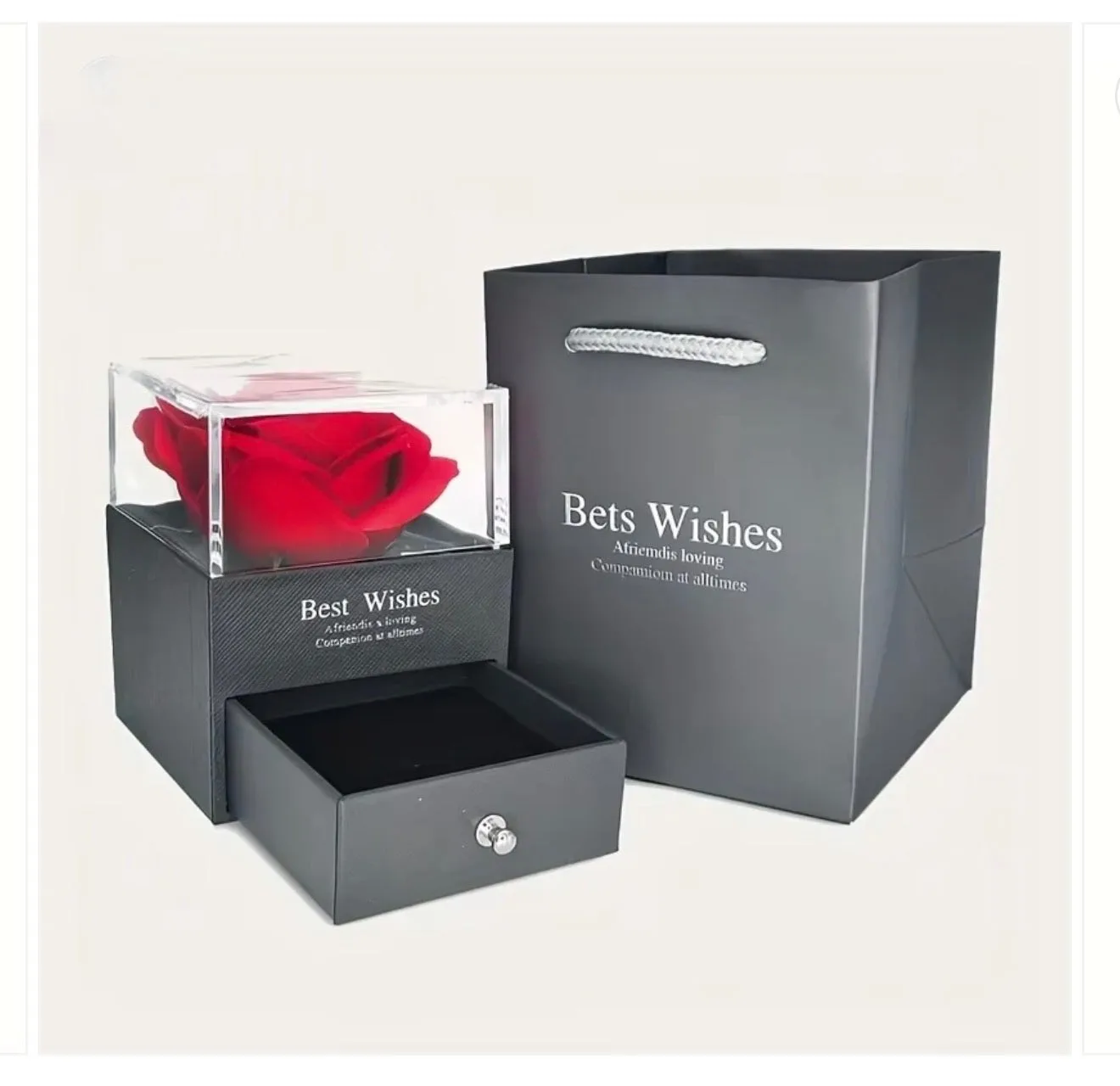 Necklaces with Rose Flower Gift Box for Women ( Standard Delivery)
