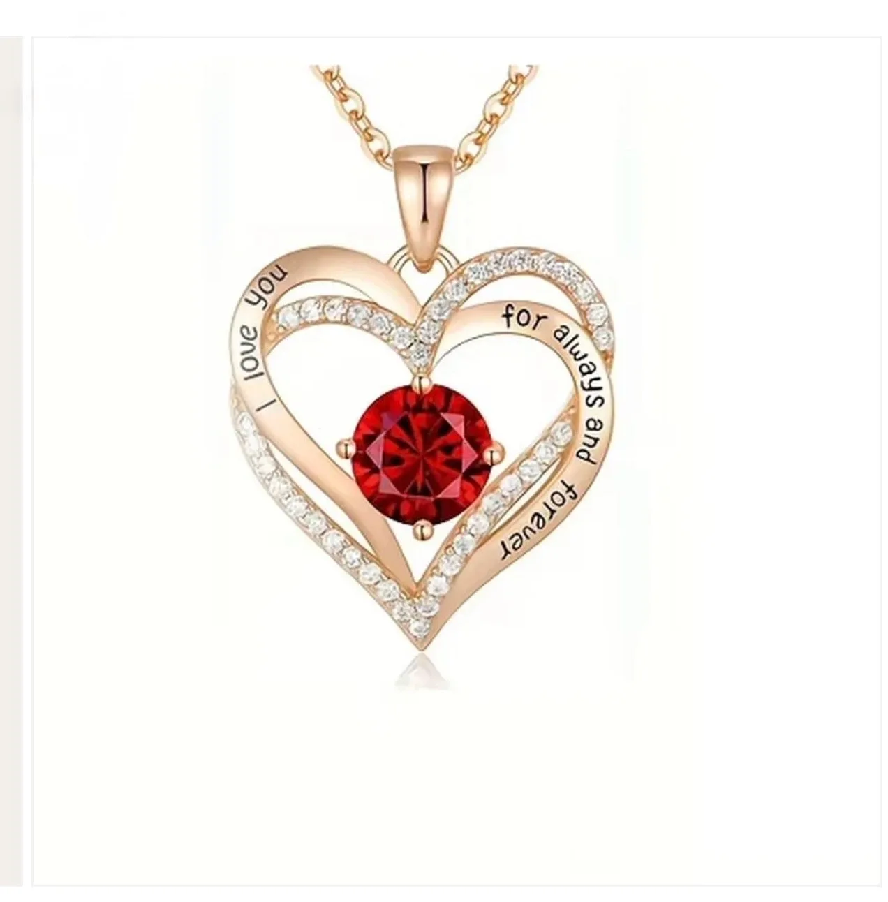 Necklaces with Rose Flower Gift Box for Women ( Standard Delivery)
