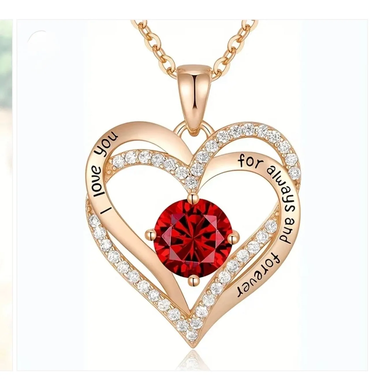 Necklaces with Rose Flower Gift Box for Women ( Standard Delivery)