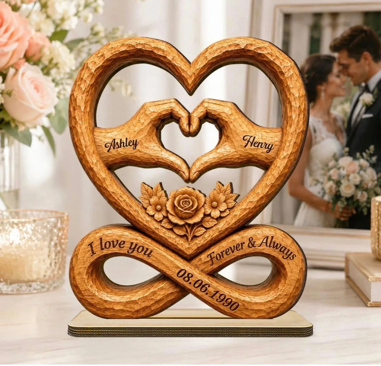 Personalized 2-Layered Wooden Plaque