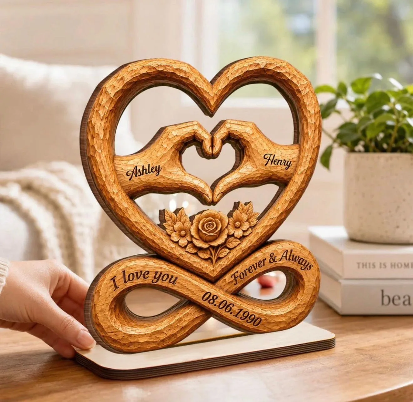 Personalized 2-Layered Wooden Plaque