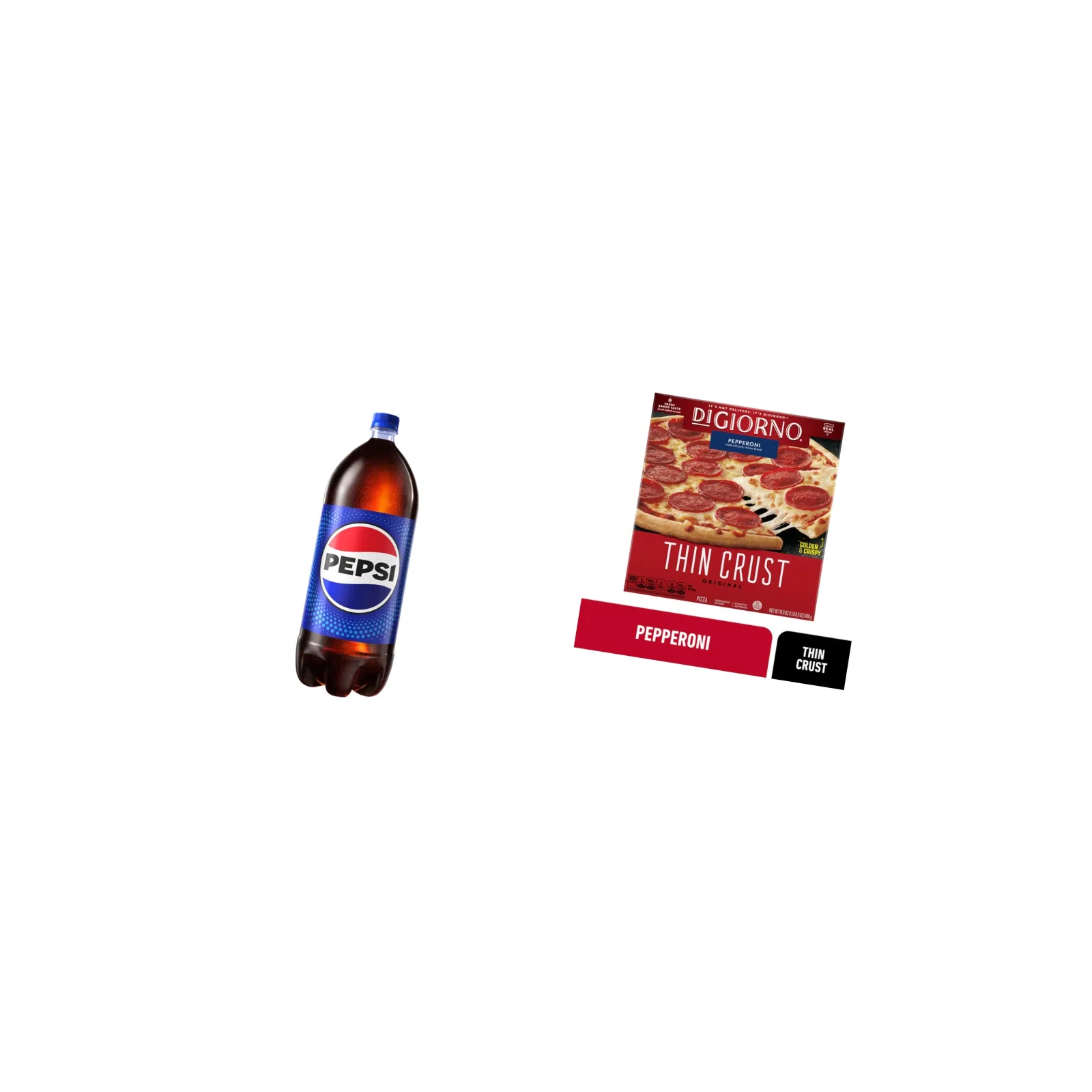 Rising Crust Pepperoni Pizza,  Free Coke ( Same Day Delivery Usa )