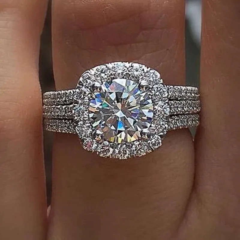 Cubic Zirconia HUITAN Ring ( Standard Delivery )