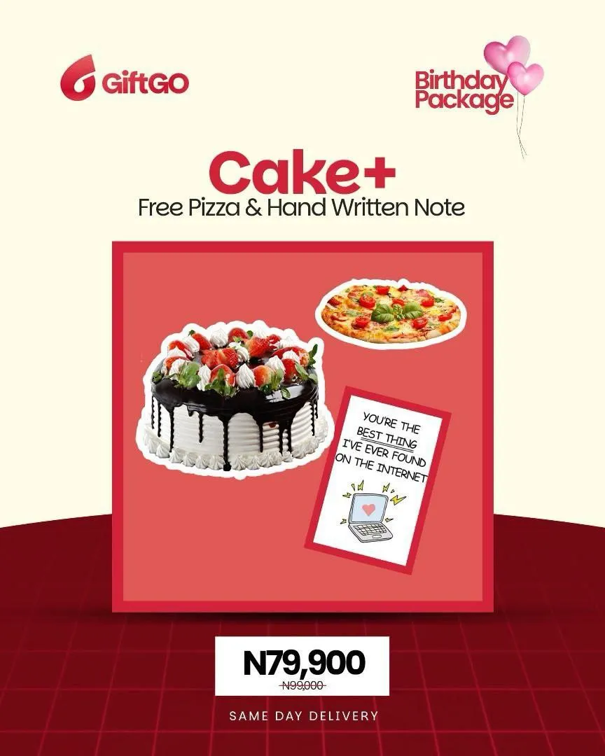 Ultimate Surprise Bite - Cake , Pizza and Free Note ( Same Day Delivery Usa & Canada )