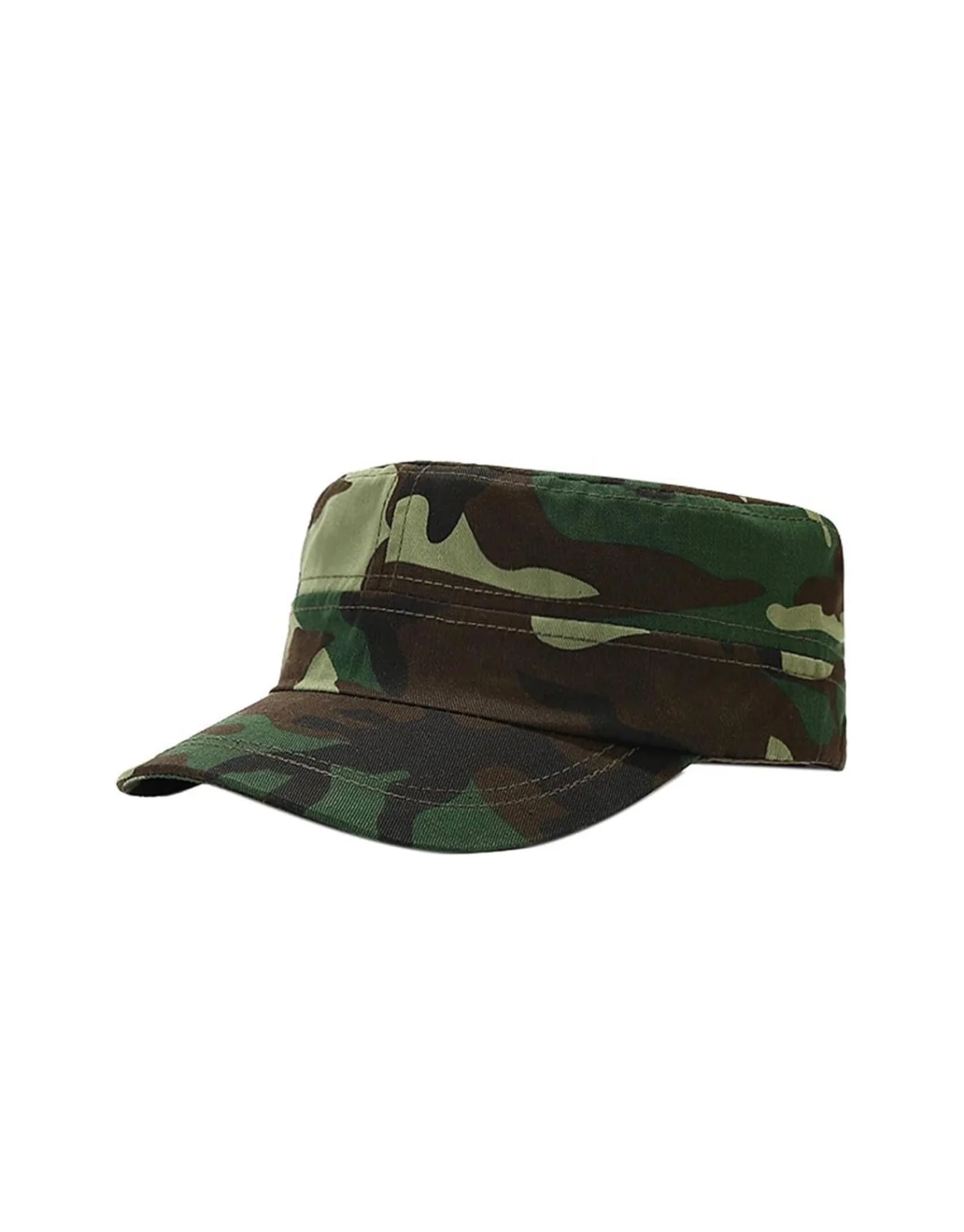 Unisex Cadet Army Cap Adjustable Breathable Military Hat