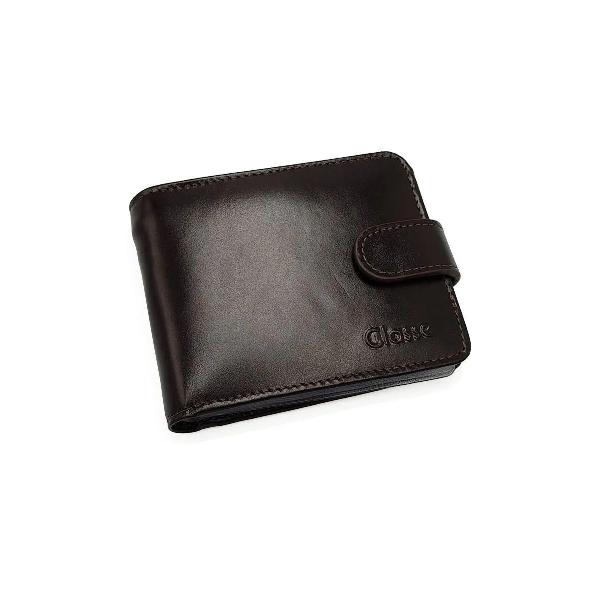 Wallet Black PU Material 4 Card Holder 2 Money Pockets