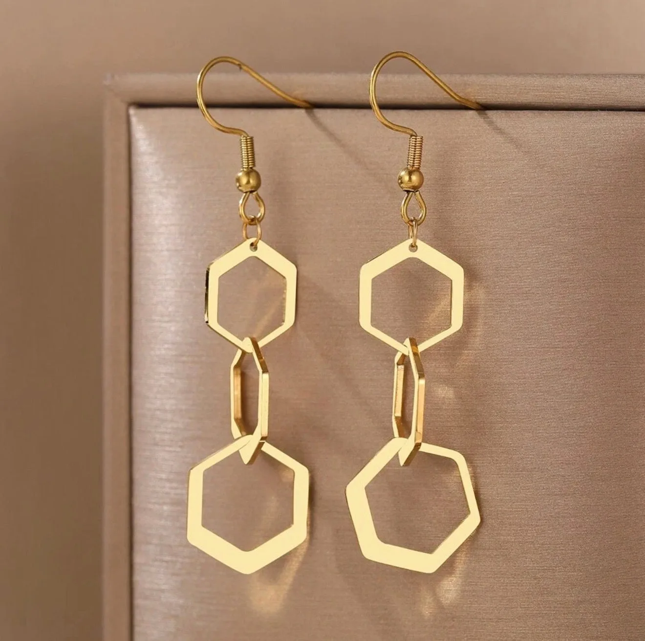 Women's Fashion Jewelry Gold Or Silver Geometric Dangle Drop Earrings 1-285(Standard Delivery)